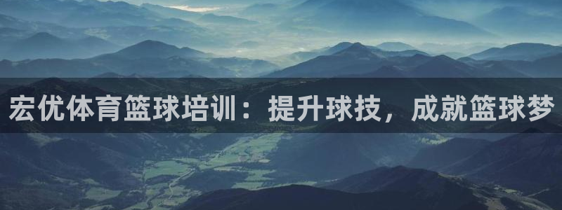 尊龙实业：宏优体育篮球培训：提升球技，成就篮球梦