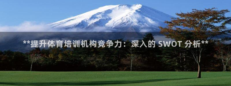 d88尊龙平台开户：**提升体育培训机构竞争力：深入