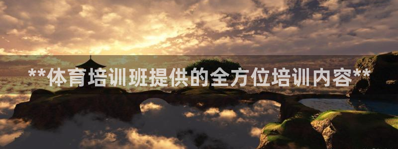 尊龙凯时客服：**体育培训班提供的全方位培训内容**