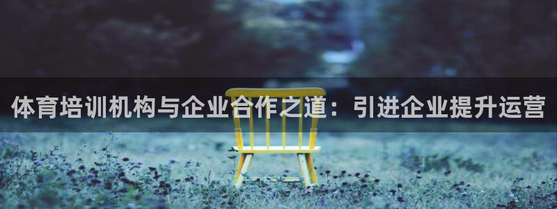尊龙AG旗舰厅APP：体育培训机构与企业合作之道：引