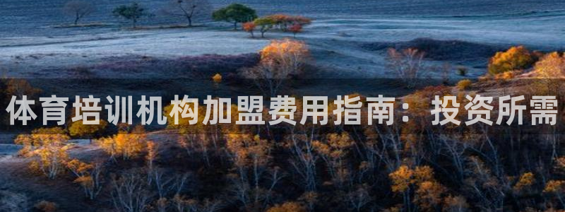 尊龙人生就是博旧版网址：体育培训机构加盟费用指南：投